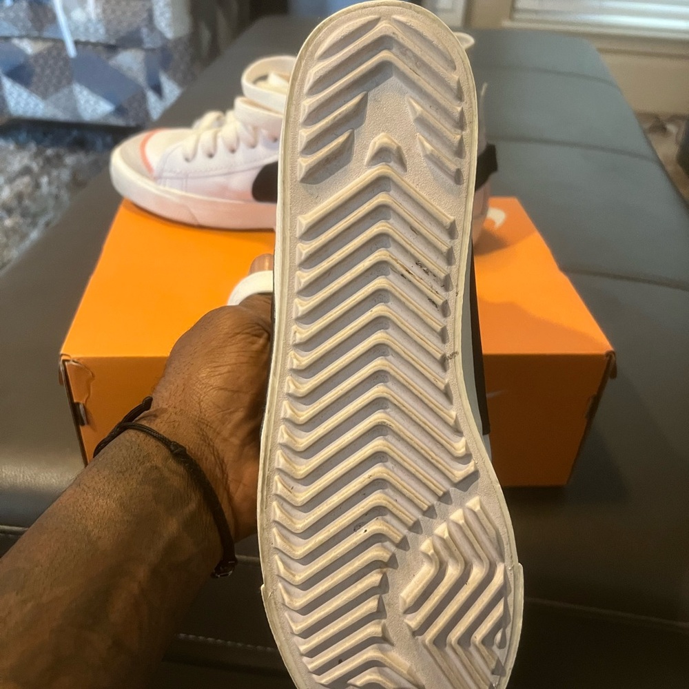 Nike White and Black Athletic Shoes